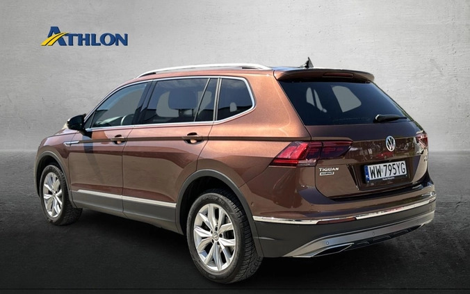 Volkswagen Tiguan cena 128800 przebieg: 122499, rok produkcji 2018 z Szepietowo małe 407